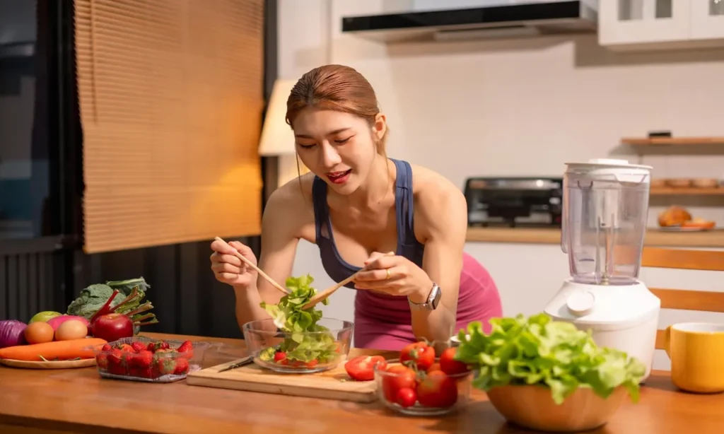 Professional diabetes treatment with blood glucose monitoring, insulin therapy, healthy nutrition, and expert medical care.